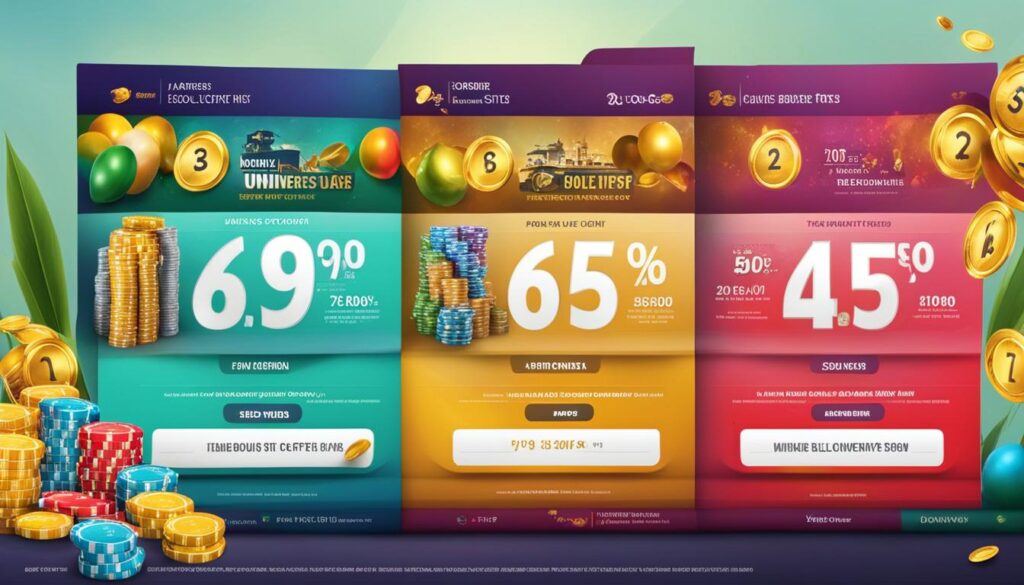 Perbandingan bonus antar situs togel
